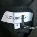 We Wore What NWT Cut Out Midi Skirt Strappy Side Ties Solid Black Cutouts Resort M Photo 10