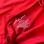 Everlane  V Neck Bold Red One-Piece Swimsuit | Large Photo 7