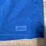 Life is Good Long Sleeve V Neck Peace Christmas SZ XL T Shirt Blue Photo 4