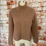 Lost + Wander Jolie Chenille Sweater Blush Pink Mauve Turtleneck Mockneck XS S Photo 1
