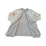 Eileen Fisher Organic Cotton Cashmere Reversible Cardigan Striped M $298 Nwt Photo 3