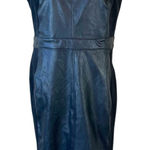 Spanx Black Leather-Like Sleeveless Sheath Dress Photo 0