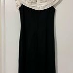 Tadashi Shoji Tadashi Collection Pleated Rosette Neckline Dress Photo 2