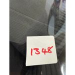 Cache  Black V Neck Ribbed Knit Sweater Top Womens Medium Silk Blend Button Photo 6