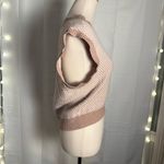 Sincerely Jules Tan and White Chevron Vest Photo 1