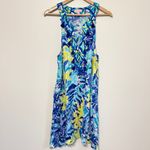 Lilly Pulitzer Lily Pulitzer Achelle Swing Dress in Indigo Size XL Tropical vacation beach Photo 1