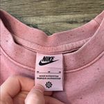 Nike Pink Crewneck Sprinkle Pattern Long Sleeve Sweater Size Confetti Medium Photo 2