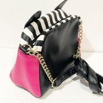 Betsey Johnson Betsey Johnston Boston Terrier Dog Face Chain Link Shoulder Bag Photo 1