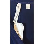 Ny Collection Navy A-Line Dress Ruching Waist Sleeves Plus Size 1X NWT Photo 2