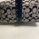 Coach F28504 F1405 Black & Tan Tote Signature Monogramed Canvas & Leather Bag Photo 6