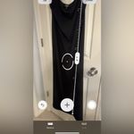 Lulus black full length dress with tied sleeve, medium Photo 10