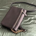 Francesca’s Black Crossbody Purse Gray Photo 1