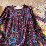 Peruvian Connection  long sleeve floral top Photo 2
