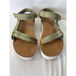 Teva X Jhené Aiko Flatform Universal Women’s Sandals Size 7 Multicolor Rose Gold Photo 3