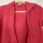 Hanna Andersson Pink Teddy Bear Zip Up Hoodie 130 Girls 8 Cardigan Sweater Fall Photo 4
