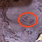 Truly Poppy Eggplant Purple Lacy Underlay Sleeveless Top Photo 12