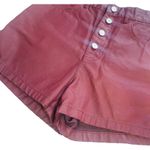 ZARA | Burgundy Mom Fit High Waisted Shorts Size 4 | EUC Photo 8