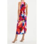 Rebecca Vallance Del Prado Midi Dress in Multicolor 4 Womens Cut out Cocktail Red Photo 10
