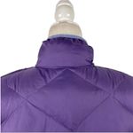 REI Quilted Floral Embroidered Puffer Jacket Purple Size Small Photo 14