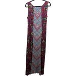 Sundance  Boho Sleeveless Floral Mixed Print Maxi Dress Size 12 Bohemian Feminine Photo 1