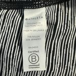 Athleta Ultimate Linear Lines Capri Leggings Women's XS Black White Pockets Photo 5