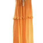 TALULAH Taluhla Maxi Dress Womens Size Lg Orange Print Summer Festival Beach Resort Sun Photo 0