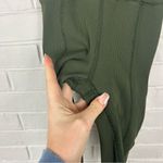 Aerie Offline By  Green Ribbed Lace Up High Rise Leggings Size XS Photo 5