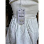ZARA  White Eyelet Embroidered Sleeveless Dress Size M NWT Summer Casual Cotton Photo 7
