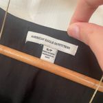 American Eagle Retro AEO Pinstripe Embroidered & Beaded Swing Dress Photo 2