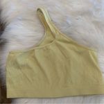 Urban Outfitters Out from Under Yellow One shoulder Spandex Crop Top Size XL Photo 3