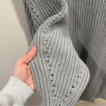 Free People  Nightingale Grey Cardigan Size Large Photo 3