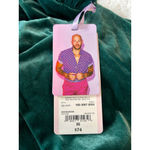 NEW Y2K Johnny Wujek Evergreen Velvet Mini Prom Dress Size XS Green Photo 2