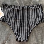 Target  Black and White Striped Bikini Bottoms Photo 1