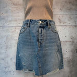Old Navy  size 6 denim‎ skirt high rise Photo 1