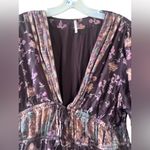 Free People  Lysette Floral Maxi Dress Sz M Photo 4