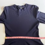 COS  Navy Peplum Flare Long Sleeve Top Photo 6