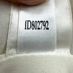 Chico's  | Size 2 | Cream Textured Gold Embellished Long Sleeve Open Front Jacket Photo 9