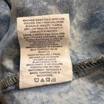 Thread & Supply Women's Blue Acid Wash Short Sleeve Pleated Top Size Medium Photo 4