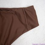 NEW Abysse x free people Benson high waisted bikini bottoms in dark brown, XL Brown Photo 10