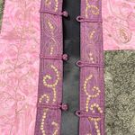 Chico's Vintage Womens Patchwork Embroidered Jacket Size M Boho Indie Artisanal Eclectic Photo 10