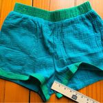 Show Me Your Mumu Hendrix Dolphin Shorts - Size Small - Teal & Green Gauze Photo 5