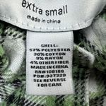 None RSQ Plaid Cropped Shacket Green Size XS Raw Hem Jacket Photo 9