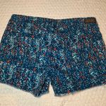 Levi's Blue and Coral Denim Shorts Aztec Size 14 Like New Photo 3