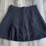 English Factory  Pleated High Rise‎ Black Tennis Skirt Skort Size XS Preppy Photo 0