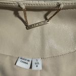 Chico's  Cream Leather Jacket Photo 6