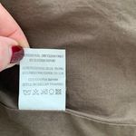 Vince Cotton & Leather Utility Jacket Olive Green/Brown Size M Photo 10