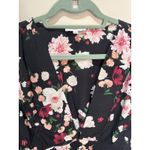 Equipment Femme Revolve‎ Black Floral Silk Sola Top Sz S $325 Photo 9