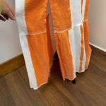 Lemlem  Hand Crafted Zoya Orange Stripe Maxi Short Sleeve Beach Dress Small NEW Photo 6