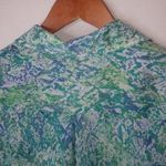 Dana Buchman  S Aqua Turquoise Snake Print Top Photo 2