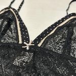 Jessica Simpson Semi Sheer Lace Black Lingerie Slip Nightie M Medium Photo 6